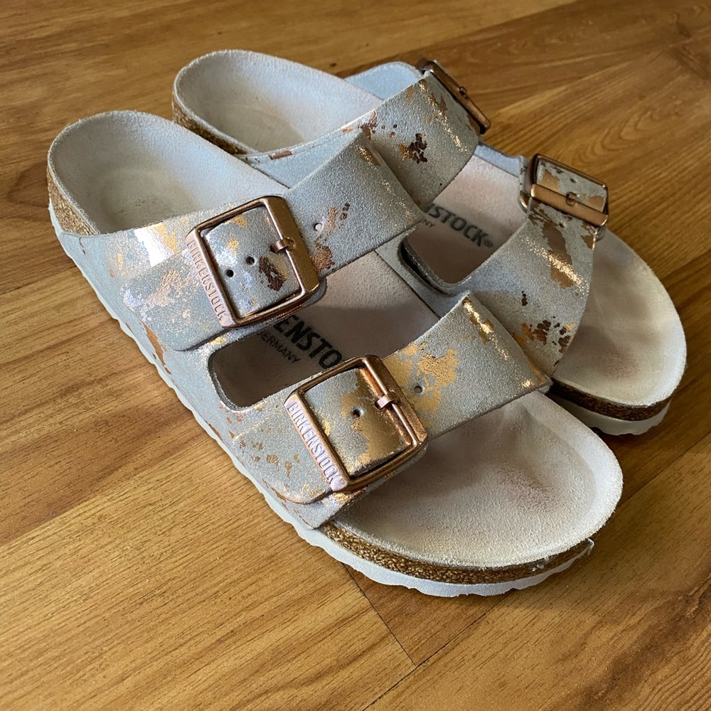 Birkenstock Arizona suede leather sandals 37